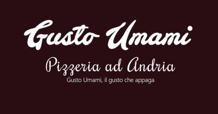 Pizzeria Gusto Umami Andria - Logo Aziendale